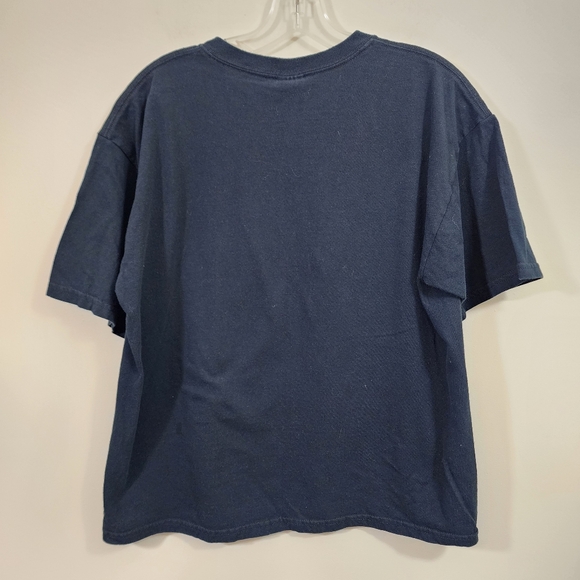 Gildan Halloween cat pumpkin ghost sparkly graphic t-shirt woman's size L - Picture 3 of 8